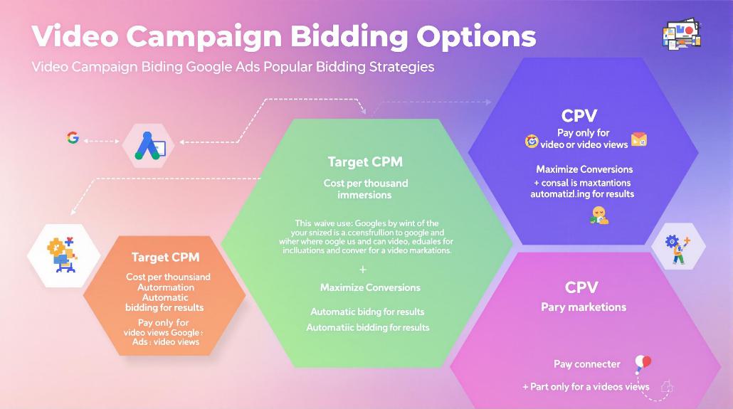 video campaign bidding options